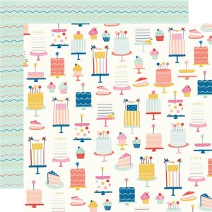 Papel 12"x12" Simple Stories Celebrate All The Cake