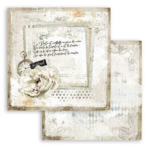 Papel 12x12" Stampería Romantic Journal Carta