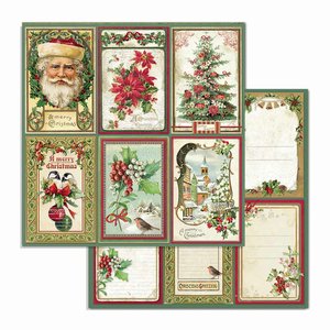 Papel 12x12" Stampería Classic Christmas Cards