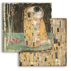 Papel 12x12" Stampería Klimt Collection The Kiss
