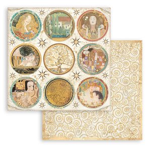 Papel 12x12" Stampería Klimt Collection Rounds