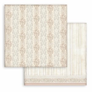 Papel 12x12" Stampería You and Me Striped