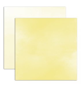Papel 12"x12" Watercolor Yellow