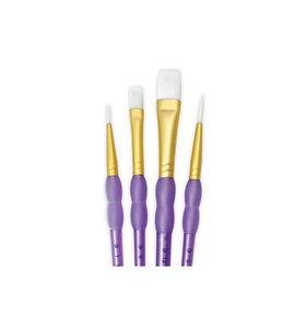 Pinceles R&L White Taklon 4 pk Variety Set nº 223