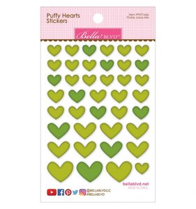 Pegatinas Puffy Bella Hearts Juice