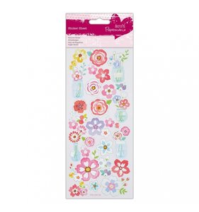 Pegatinas con Foil Flowers Jars