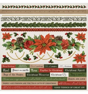 Hoja de pegatinas 12x12" Letters To Santa