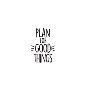 Pegatina vinilo para planner Good Things