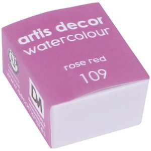 Pastilla de acuarela Artis Decor Rose Red