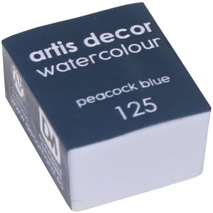 Pastilla de acuarela Artis Decor Peacock Blue