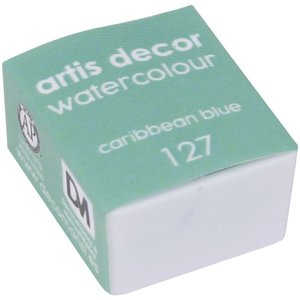 Pastilla de acuarela Artis Decor Caribbean Blue