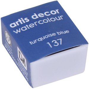 Pastilla de acuarela Artis Decor Turquoise Blue