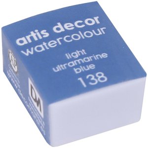Pastilla de acuarela Artis Decor Light Ultramarine Blue