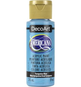 Turquoise Blue Pintura Acrílica Americana