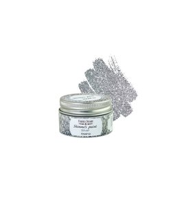 NEW Shimmer Paint Silver 30 ml