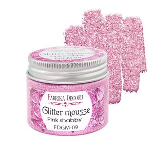 Glitter Mousse Pink Shabby