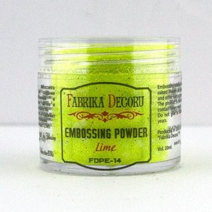 Polvos de embossing Fabrika Decoru Lime