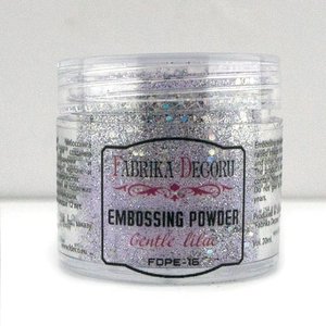Polvos de embossing Fabrika Decoru Glitter Delicate Lilac