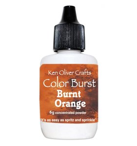 Burnt Orange Color Burst