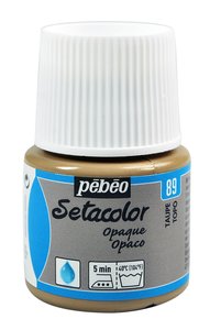 Pintura para tela Pebeo Setacolor OPACO TOPO