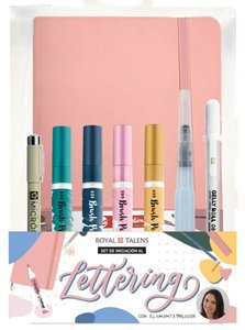 Talens Set Lettering Rosa con El Amante Volador