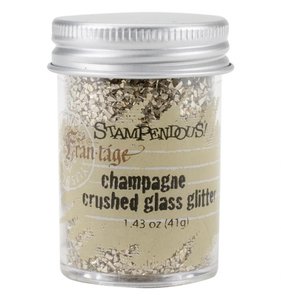 Crushed Glass Glitter Champagne