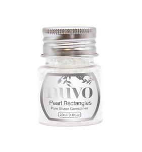 Nuvo Pure Sheen Gemstones Pearl Rectangles