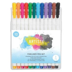Set 12 rotuladores Calligraphy Artiste Fine Liners