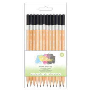 Set 12 lápices Artiste Sketching Pencils