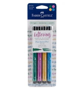 Set rotuladores Lettering Jewell Faber Castell