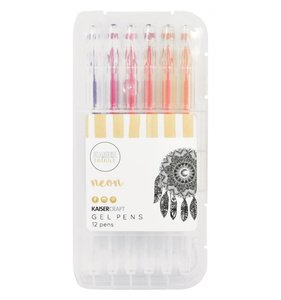 Bolígrafos tinta gel Neón