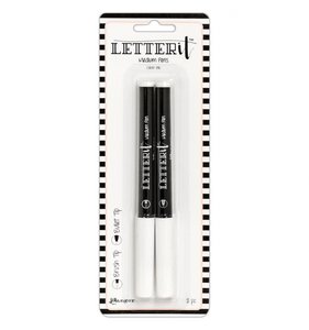Set Letter It rotuladores embossing Brush & Bullet