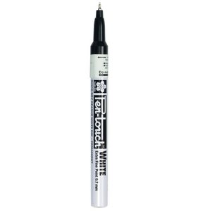Pen Touch Sakura Multisuperficie Extra Fino Blanco