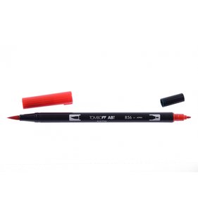 Rotulador acuarelable Tombow Dual Brush 856 Chinese Red