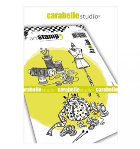 Sello Carabelle tipo Cling A6 Thread and ideas