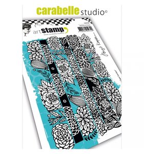 Sello Carabelle tipo Cling A6 Washi tape garden