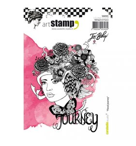 Sello Carabelle tipo Cling A6 Floral Journey