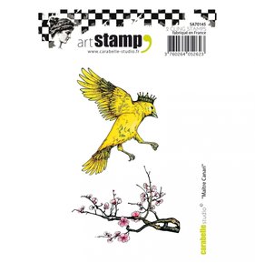Sello Carabelle tipo Cling A7 Canary Master