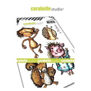 Sello Carabelle tipo cling A6 Droles D Animaux