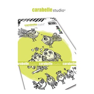 Sello Carabelle tipo cling A6 Zoziaux Rigolos