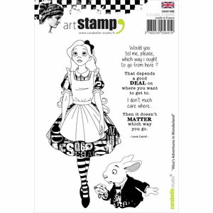 Sello Carabelle tipo Cling A6 Alice's Adventures In Wonderland