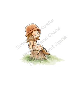 Sello Gazing arounf the fields Dreamerland Crafts