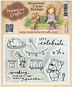 Sellos Mix & Match Celebrate for Dreamerland Crafts