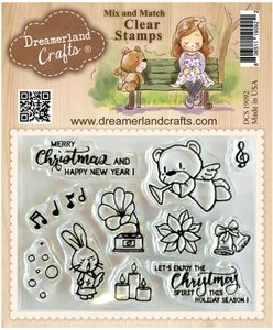 Sellos Mix & Match Christmas Song for Dreamerland Crafts
