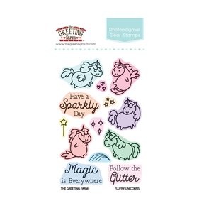 Sello The Greeting Farm Flutty Unicorns