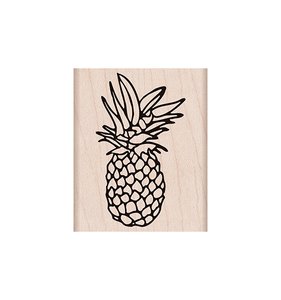 Sello de madera Pineapple