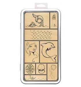 Set sellos madera Jane Davenport Artomology