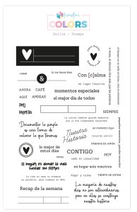 Sello Kimidori Colors 6&quot;x8&quot; Documentar lo Simple