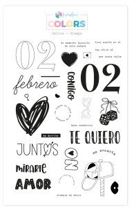 Sello Kimidori Colors 6&quot;x8&quot; Febrero 2026