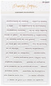Set de Sellos acrílicos Deporte frases de Lora Bailora